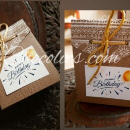 8pc chocolate favor box