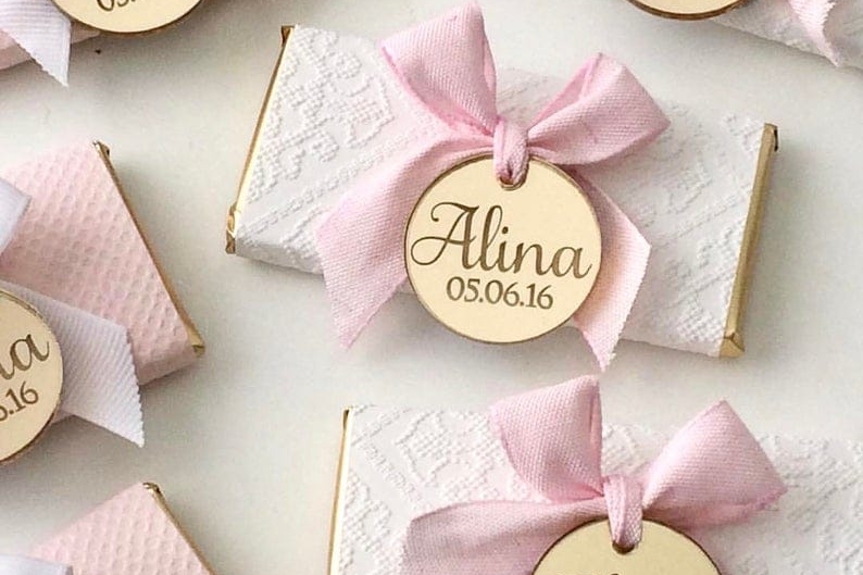 baby announcement chocolate-bars