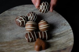 chocolate filled truffles