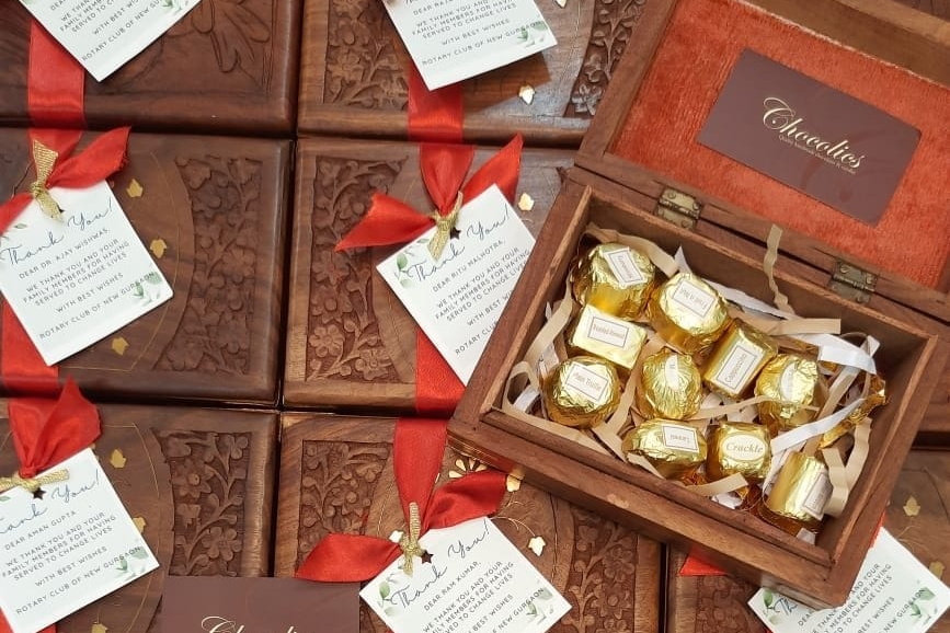 Personalised Diwali Chocolates 6 Personalised Diwali Chocolates