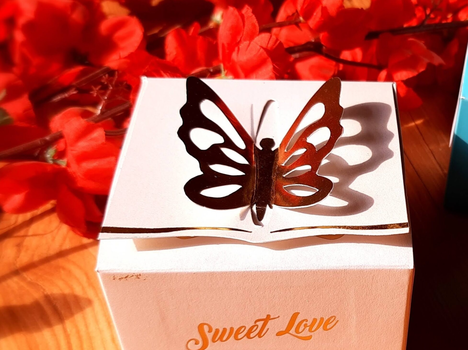 Butterfly chocolate Favor box
