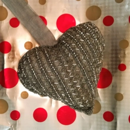 Beautiful Heart with beads