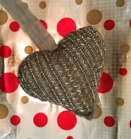 Beautiful Heart with beads