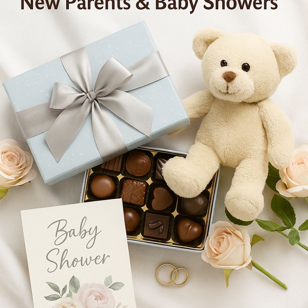 Baby shower 1 Baby shower chocolate gift hamper India