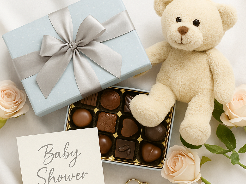 Baby shower chocolate gift hamper India