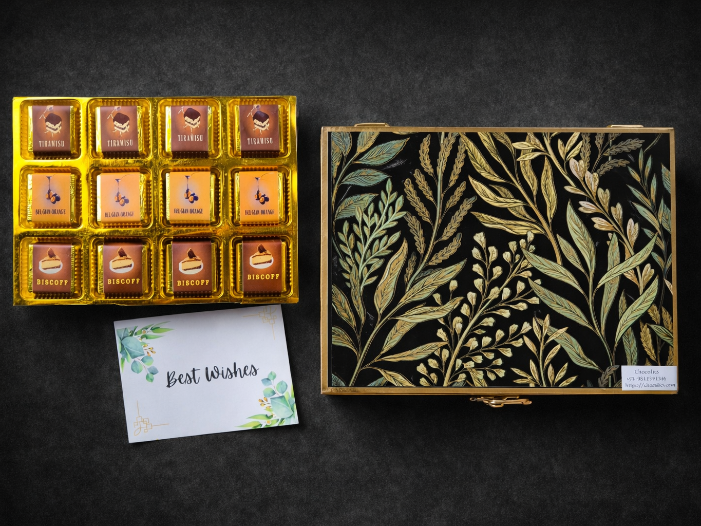 Regal Botanical Luxury Chocolate Box – Heritage Art Collection 4 premium corporate chocolate gifts