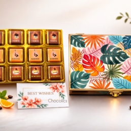 Tropical Art Luxury Chocolate Gift Box – Premium Heritage Collection 27 Luxury chocolate box