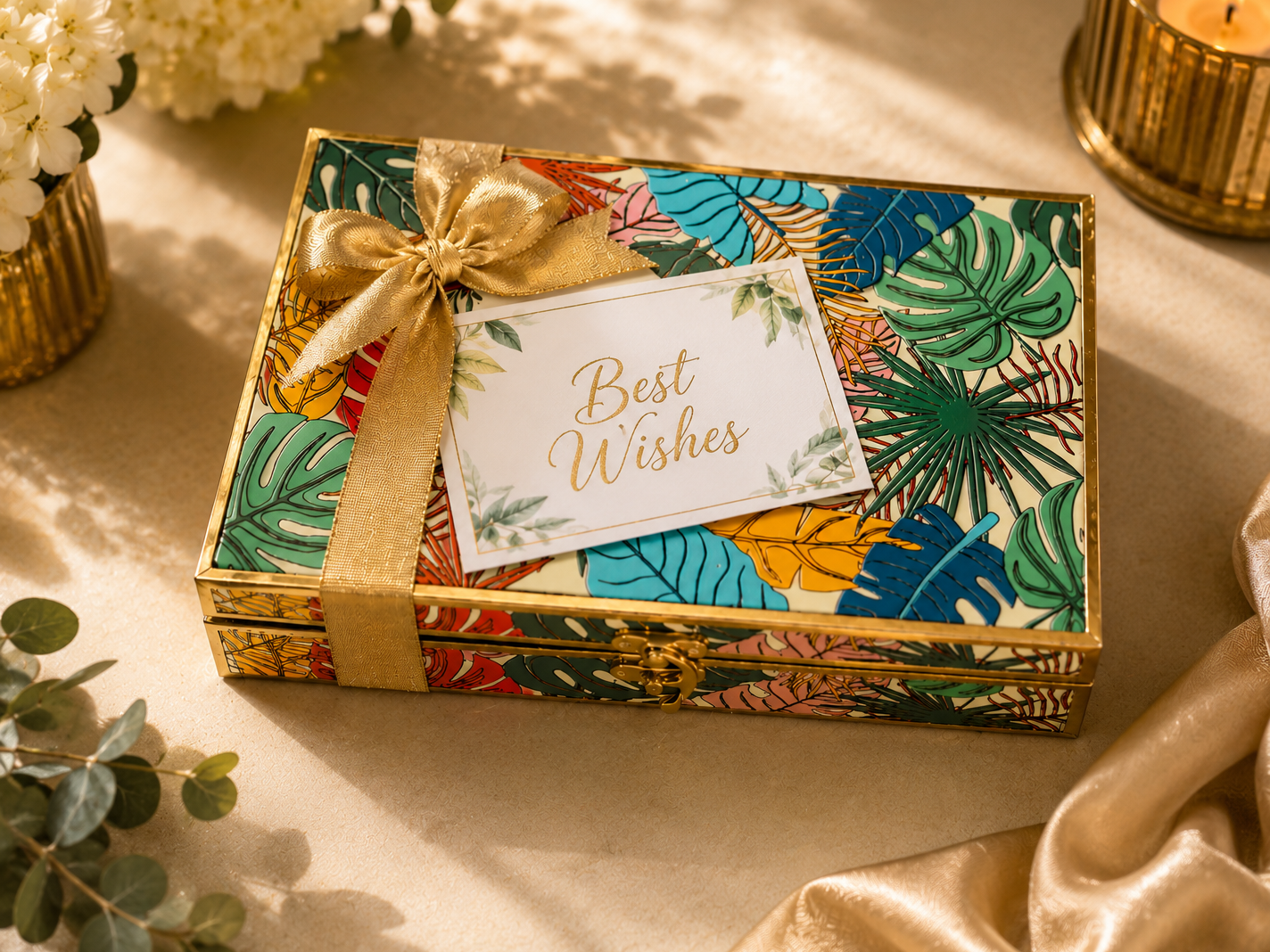 Tropical Art Luxury Chocolate Gift Box 3 15pc assorted chocolate box