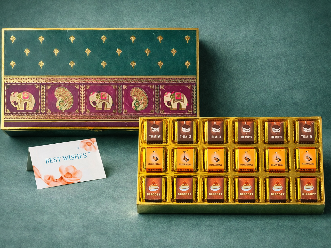 Royal Elephant Heritage Luxury Chocolate Gift Box – 18 Piece Premium Collection 14 wedding luxury return gifts