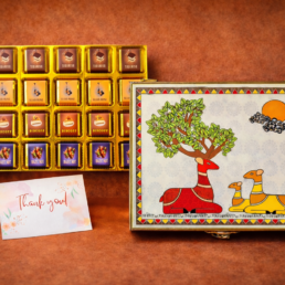 20 chocolates uai Mithila Heritage Luxury Chocolate Box – Folk Art Collection