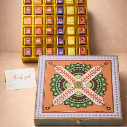 Royal Mandala Luxury Chocolate Gift Box – 36 Piece Festive Heritage Collection 31 luxury chocolate gift box India