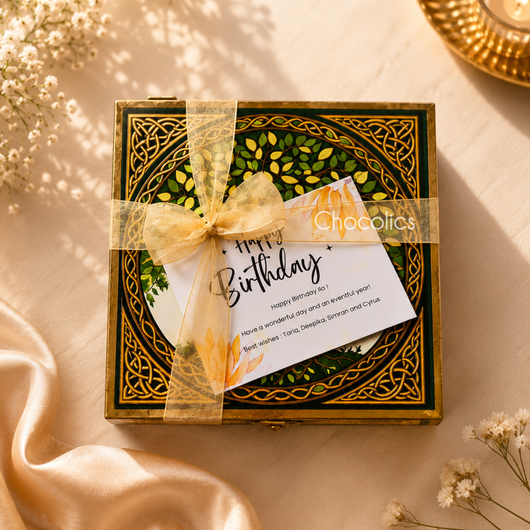 Luxury Chocolate Box – Artisanal Gifting Collection 8 luxury chocolate gift box India