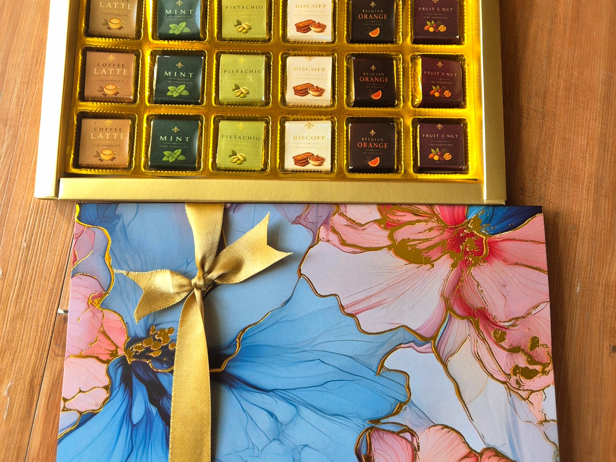 premium luxury chocolates, gourmet, artisan, and chocolate gift box