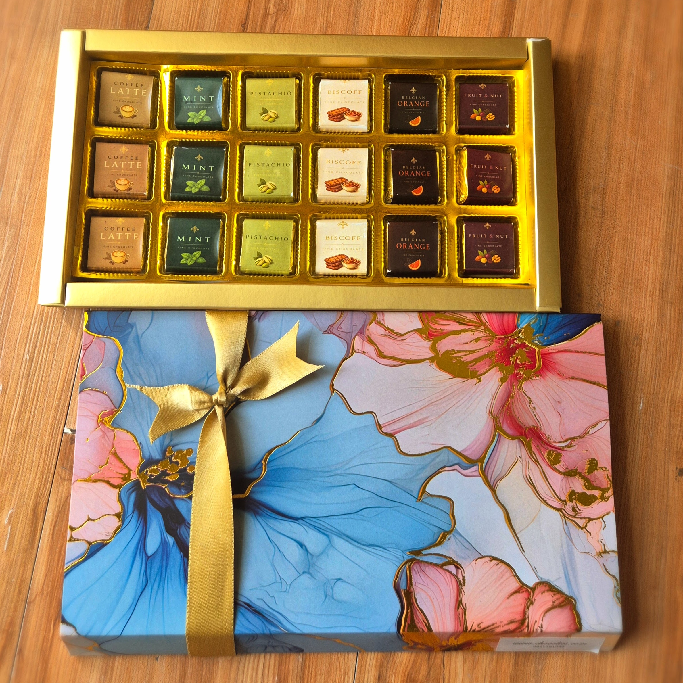premium luxury chocolates, gourmet, artisan, and chocolate gift box