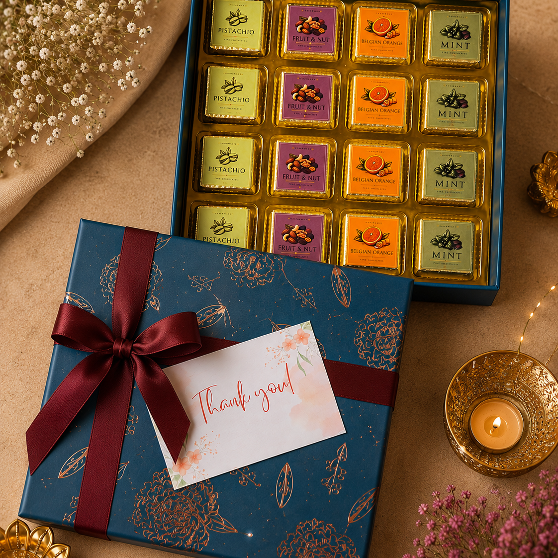 Luxury Handmade Chocolate Gift Box | Corporate & Diwali Gifts | Chocolics