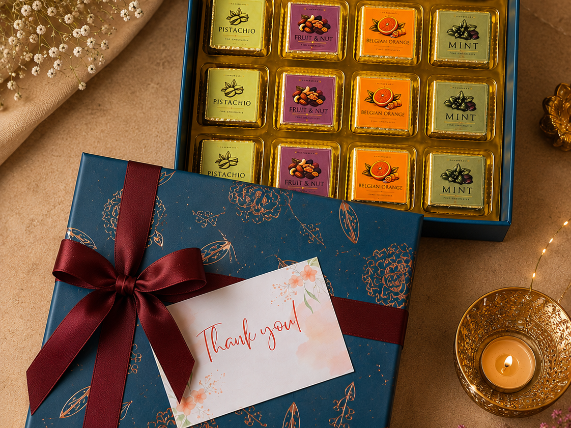 Luxury Handmade Chocolate Gift Box 7 Luxury Handmade Chocolate Gift Box | Corporate & Diwali Gifts | Chocolics